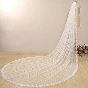 NEW Lace Cathedral/Royal Bridal Veil (137")